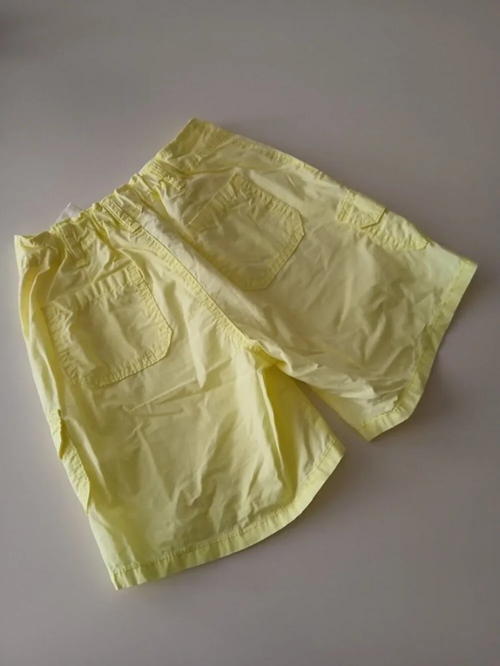 Yellow Cotton Cargo Style Shorts - old navy - kids size 12